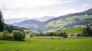 landscape with mountains