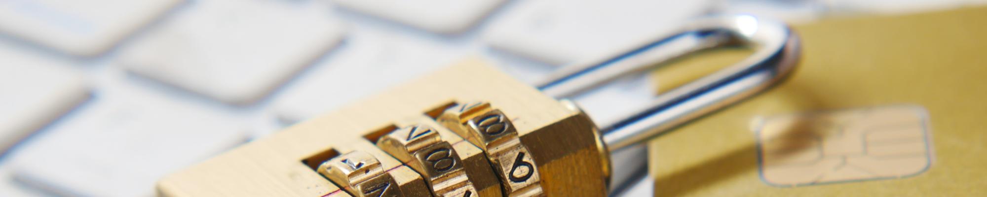 Lock on a keyboard
