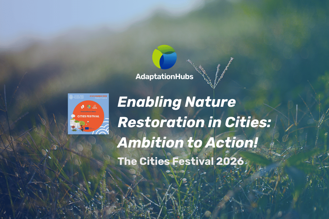 AdaptationHubs at Cities Festival Graphic