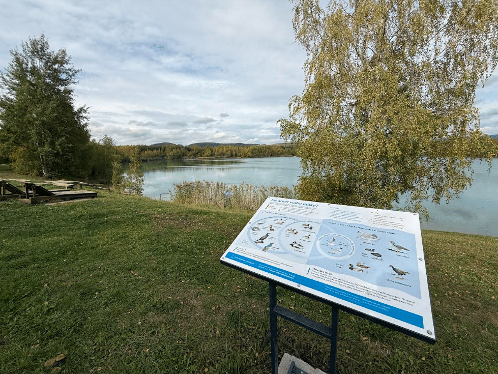 Map and lake