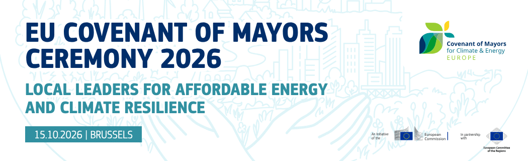 EU Covenant of Mayors Ceremony 2026 Banner